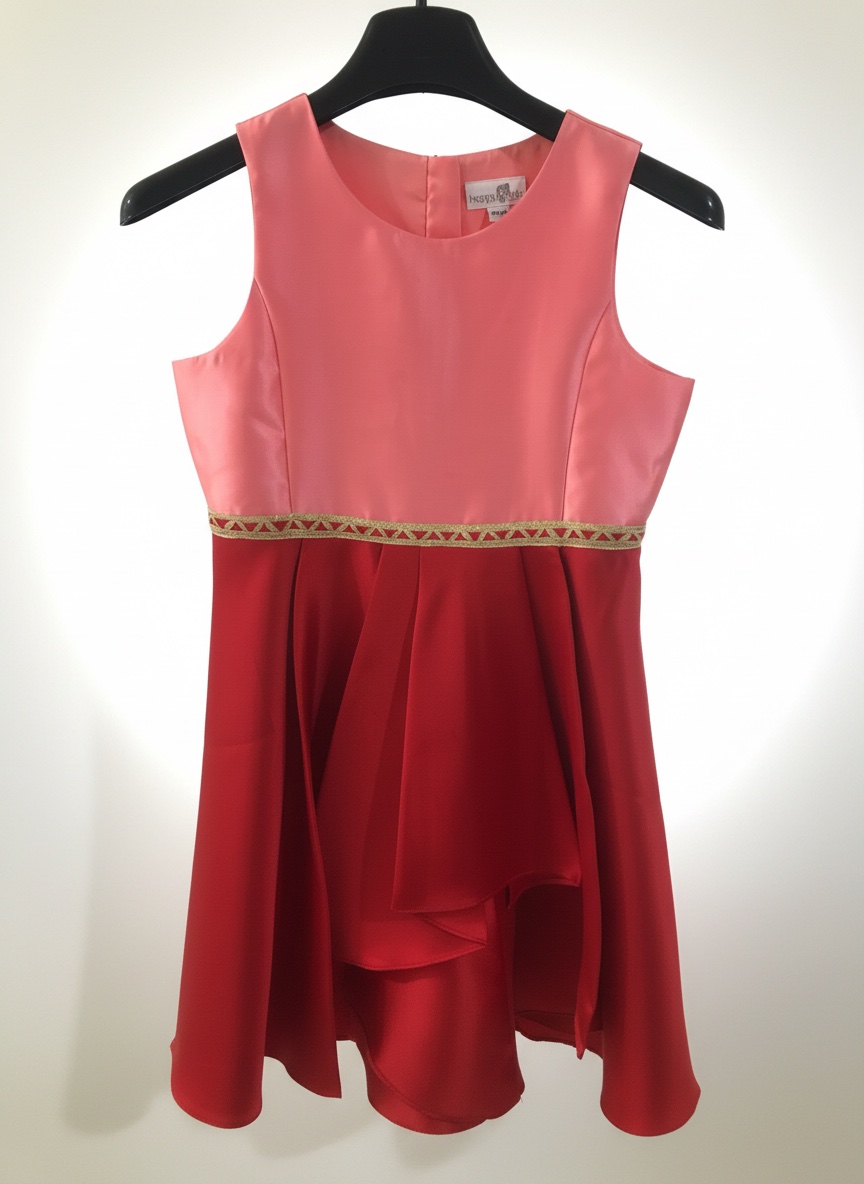 Robe satinée