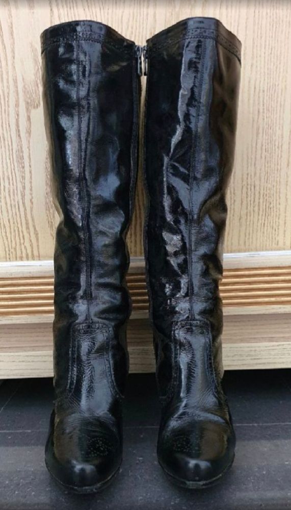 Bottes vernis 