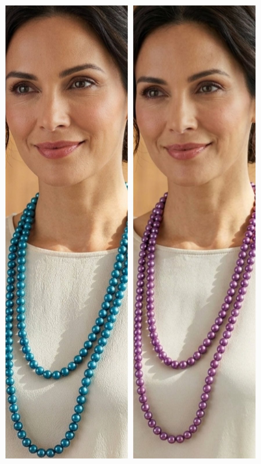 Colliers fausses perles