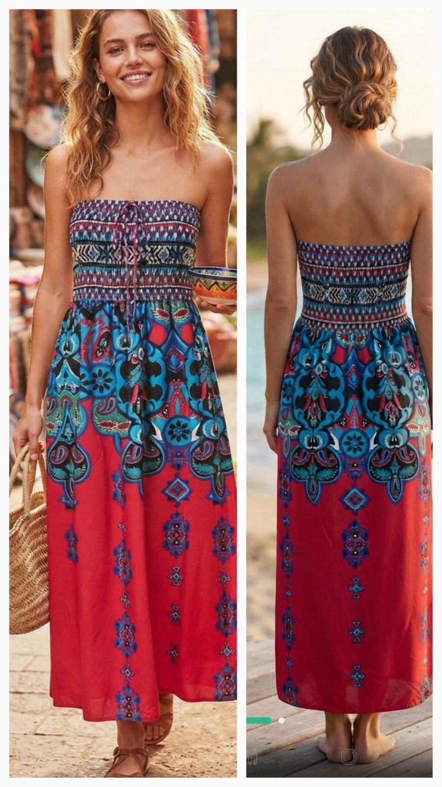 Robe bustier stretch 