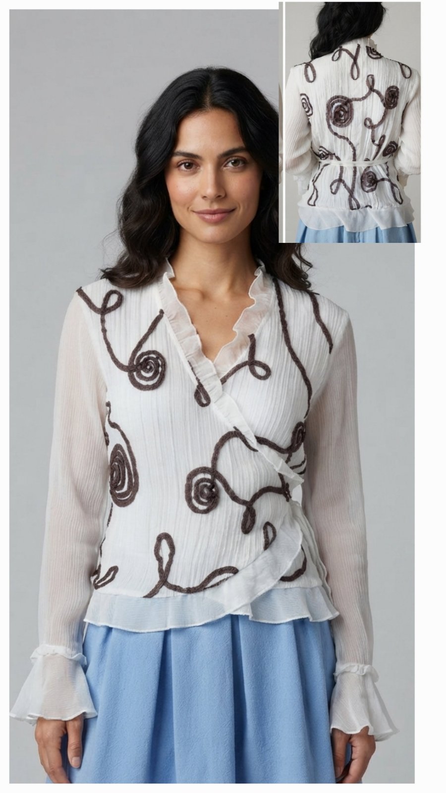 Chemise croisée 