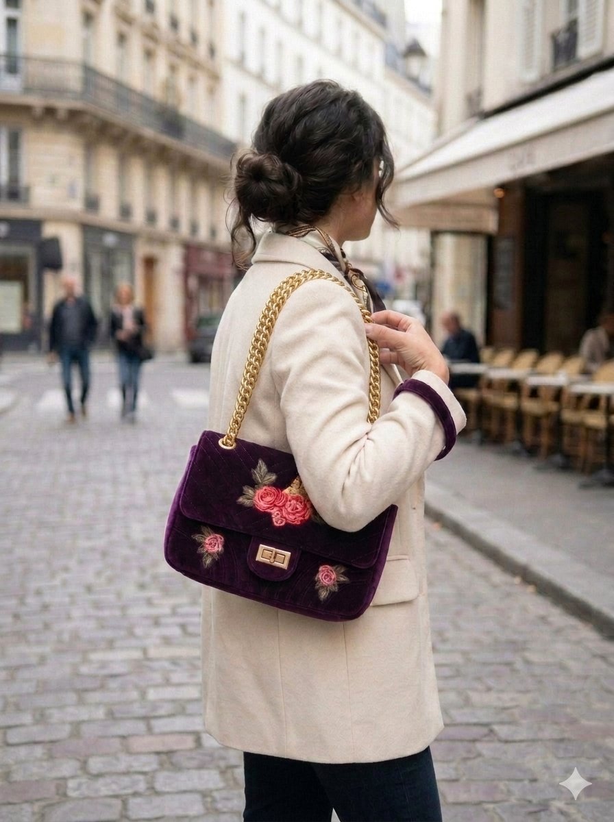 Sac velour