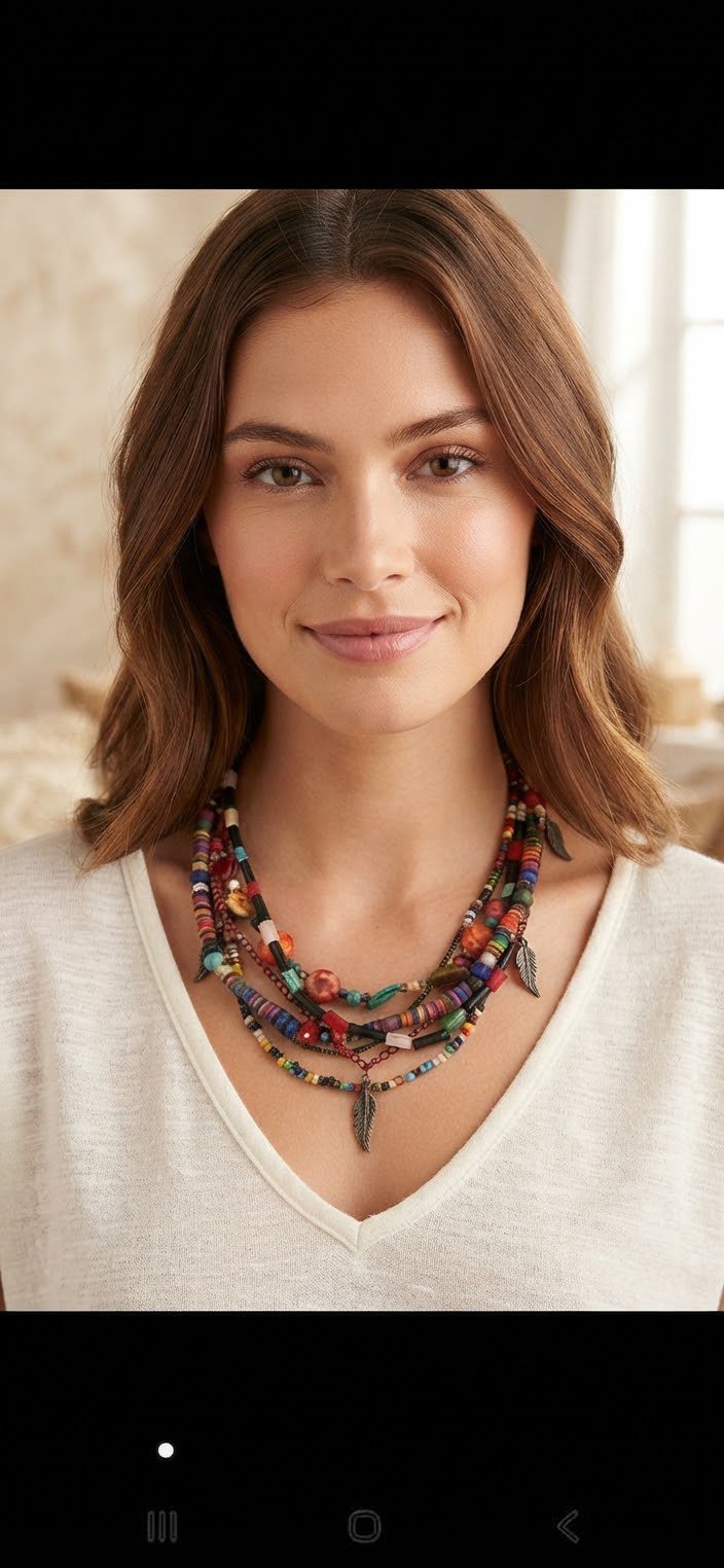 Collier multicolore 