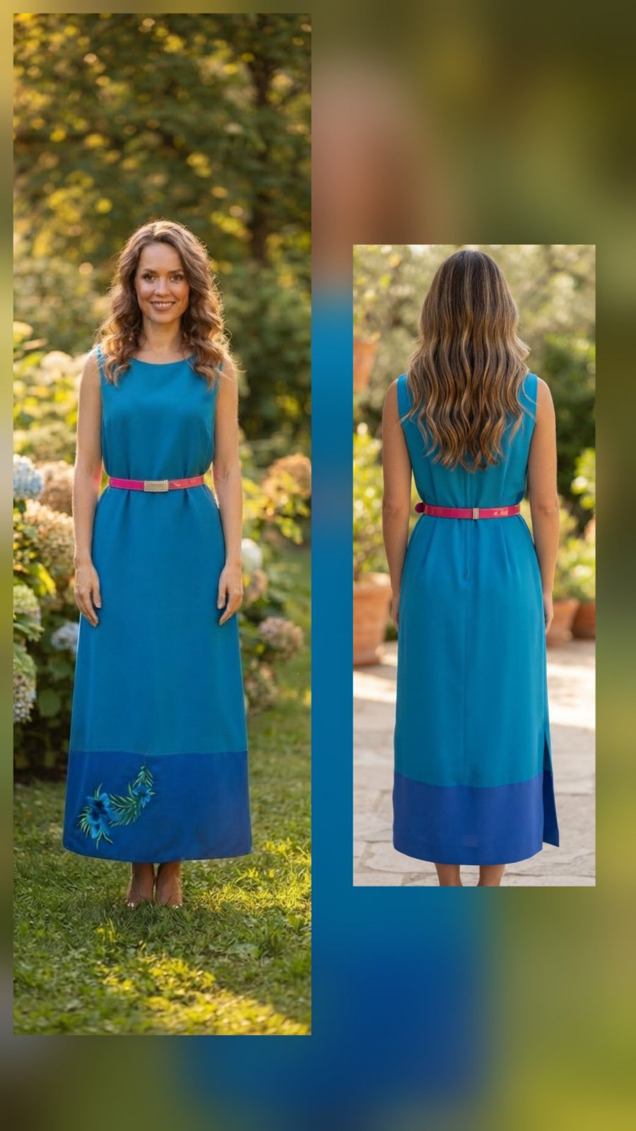Robe bleue 