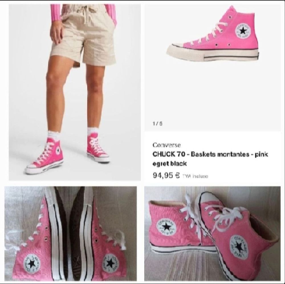 Converses roses