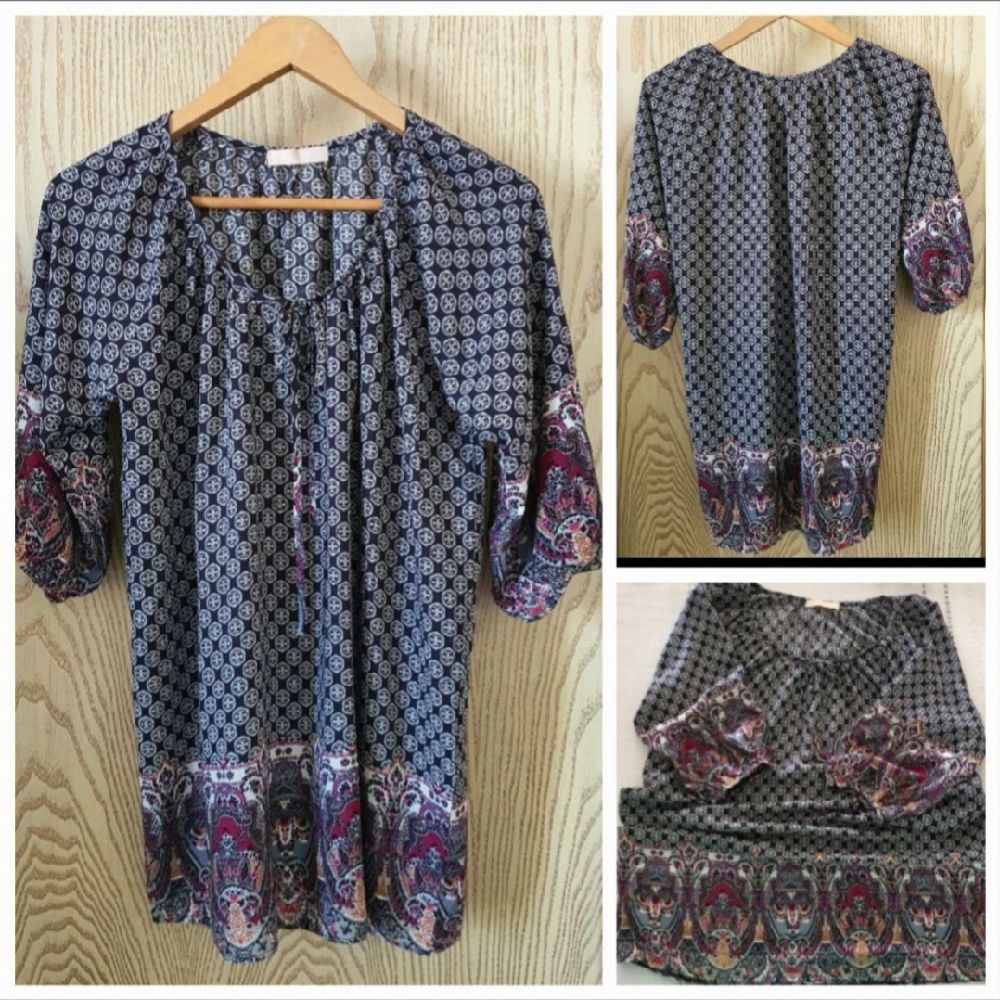 Blouse cotonade