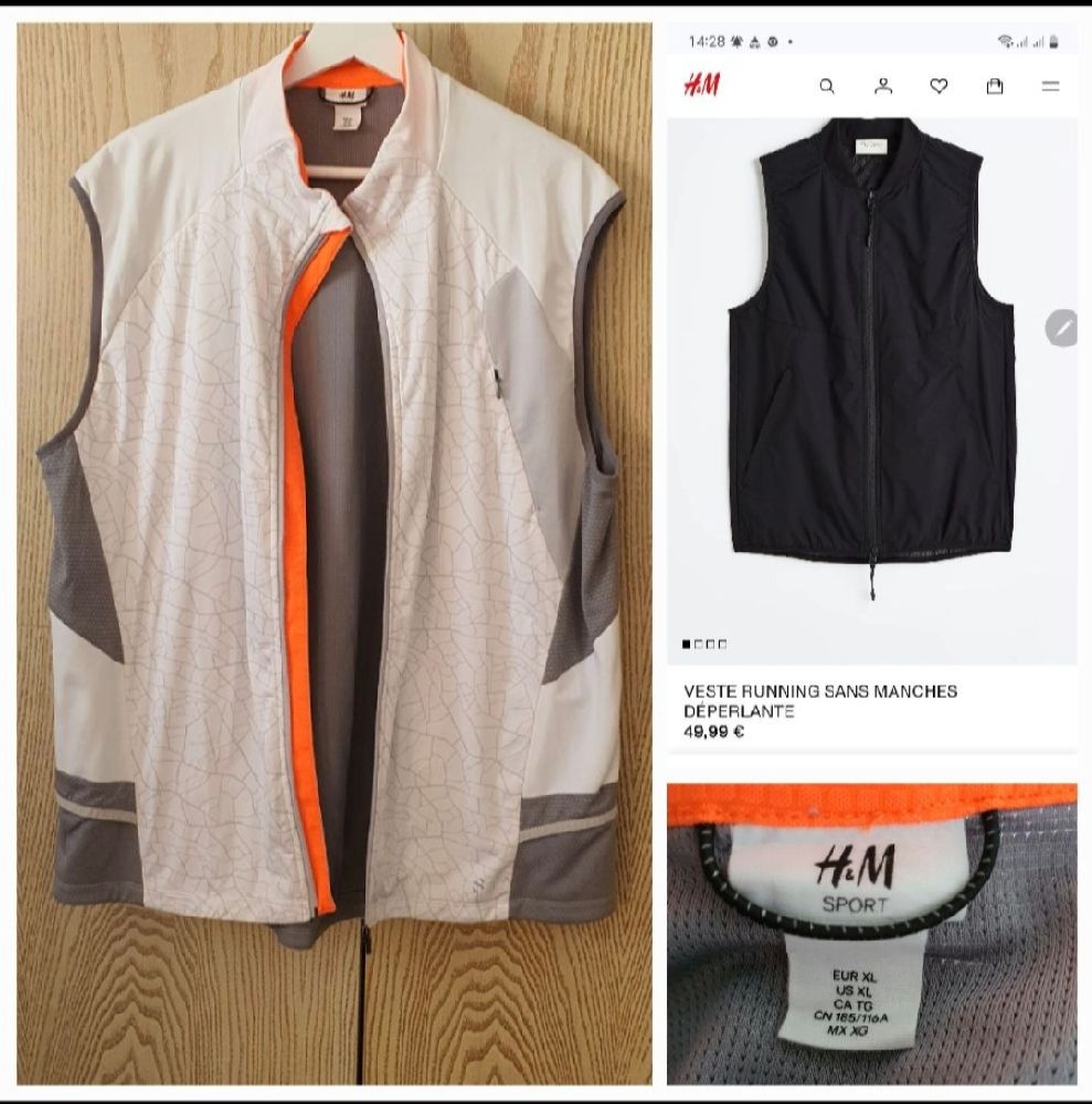 Gilet sport pour homme