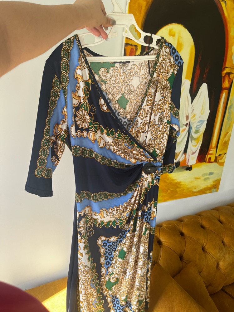 Robe portefeuille style chanel
