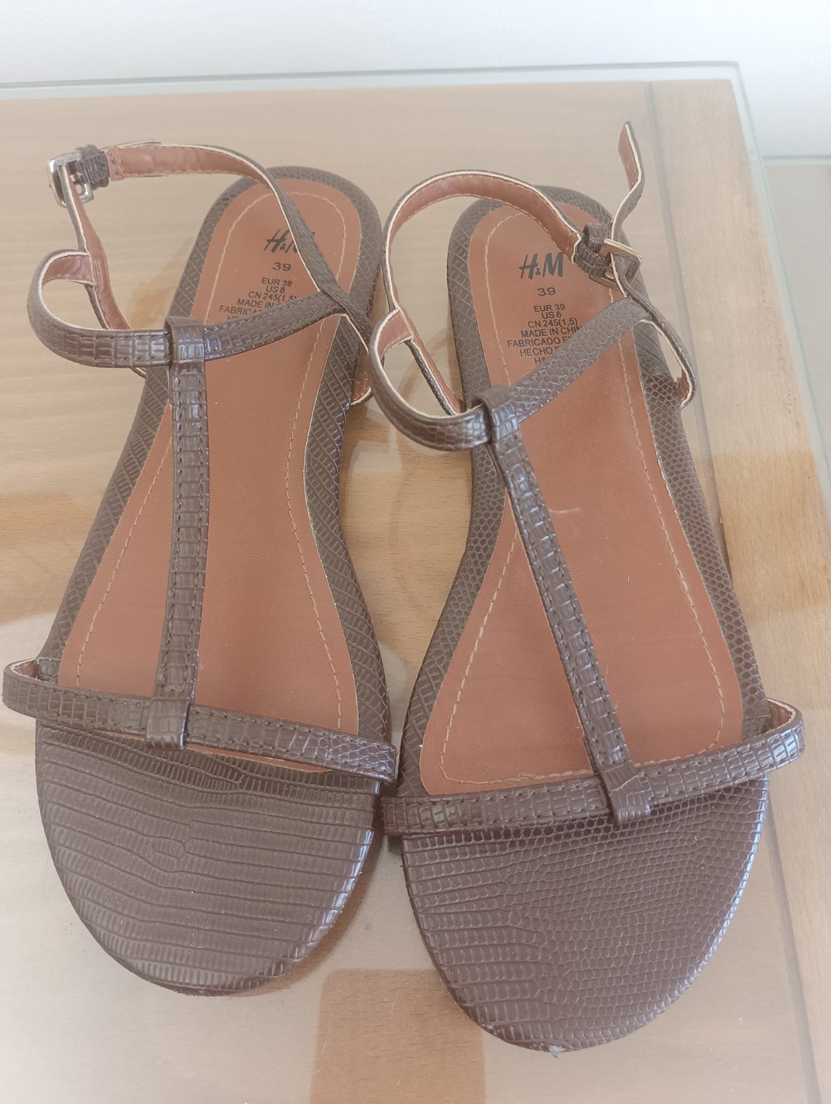 Sandales H&M Marron 