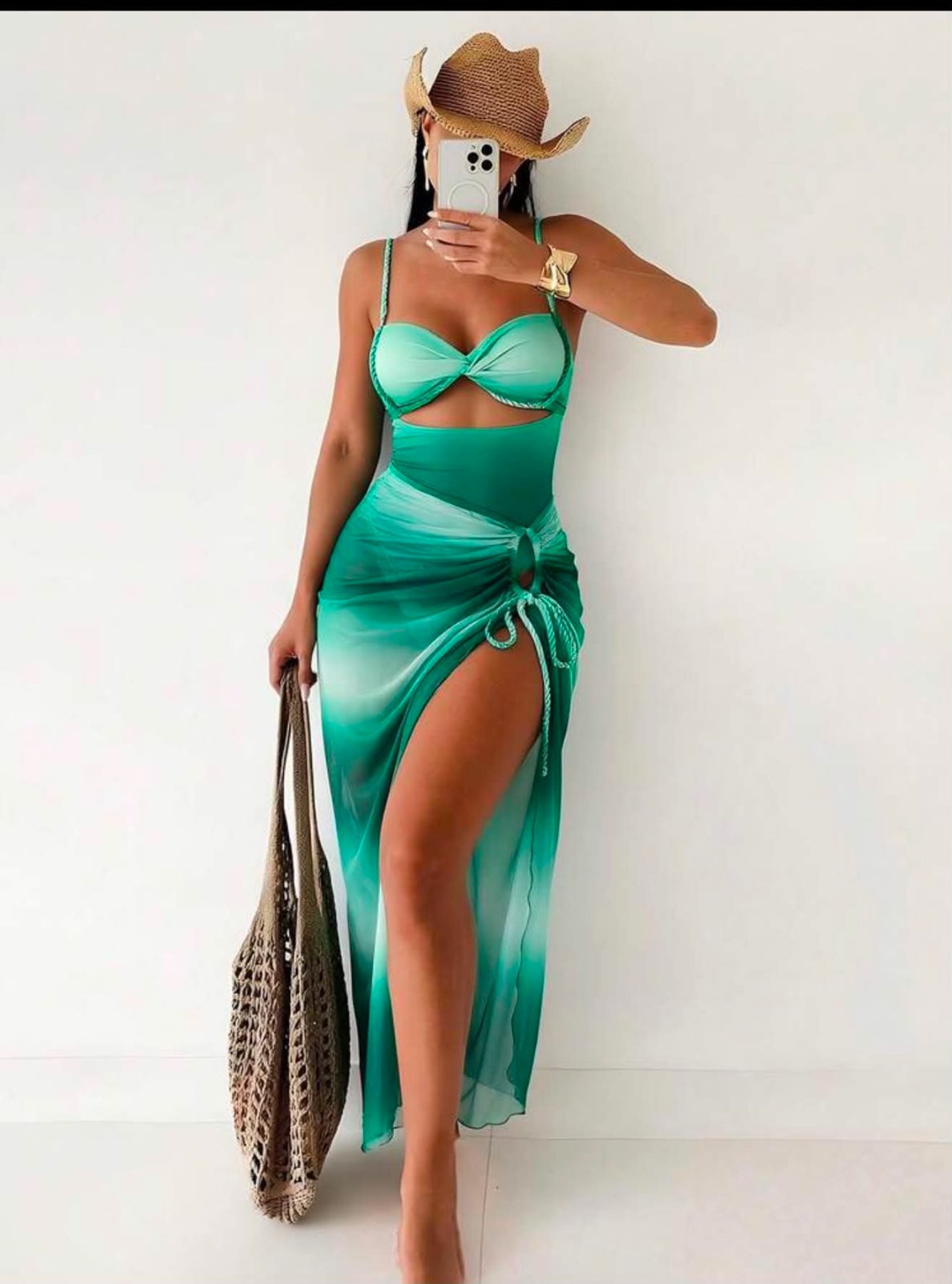 Ensemble maillot avec cache maillot 