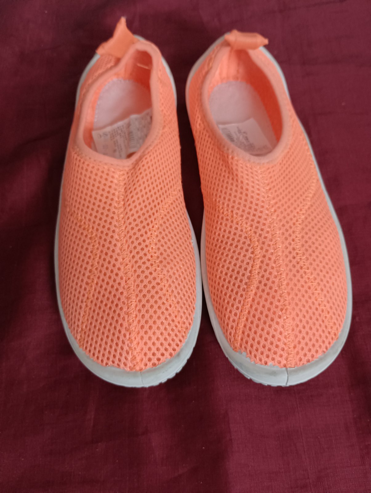 Chaussures aquatique Decathlon Tribord Enfant Orange 34/35
