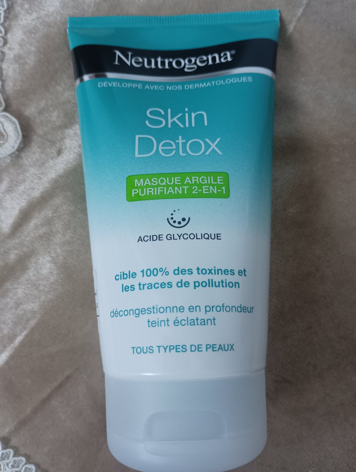 Masque+nettoyant Neutrogena 