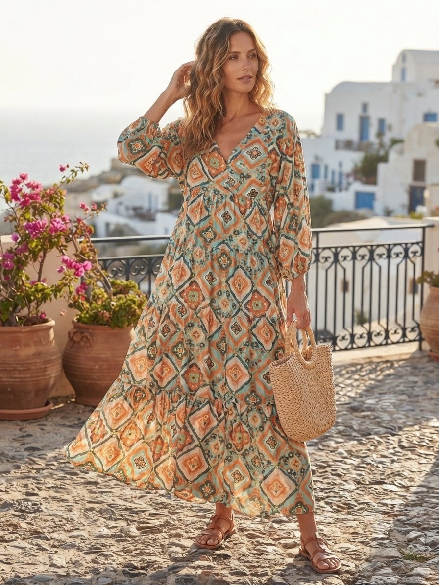 Robe fluide.
