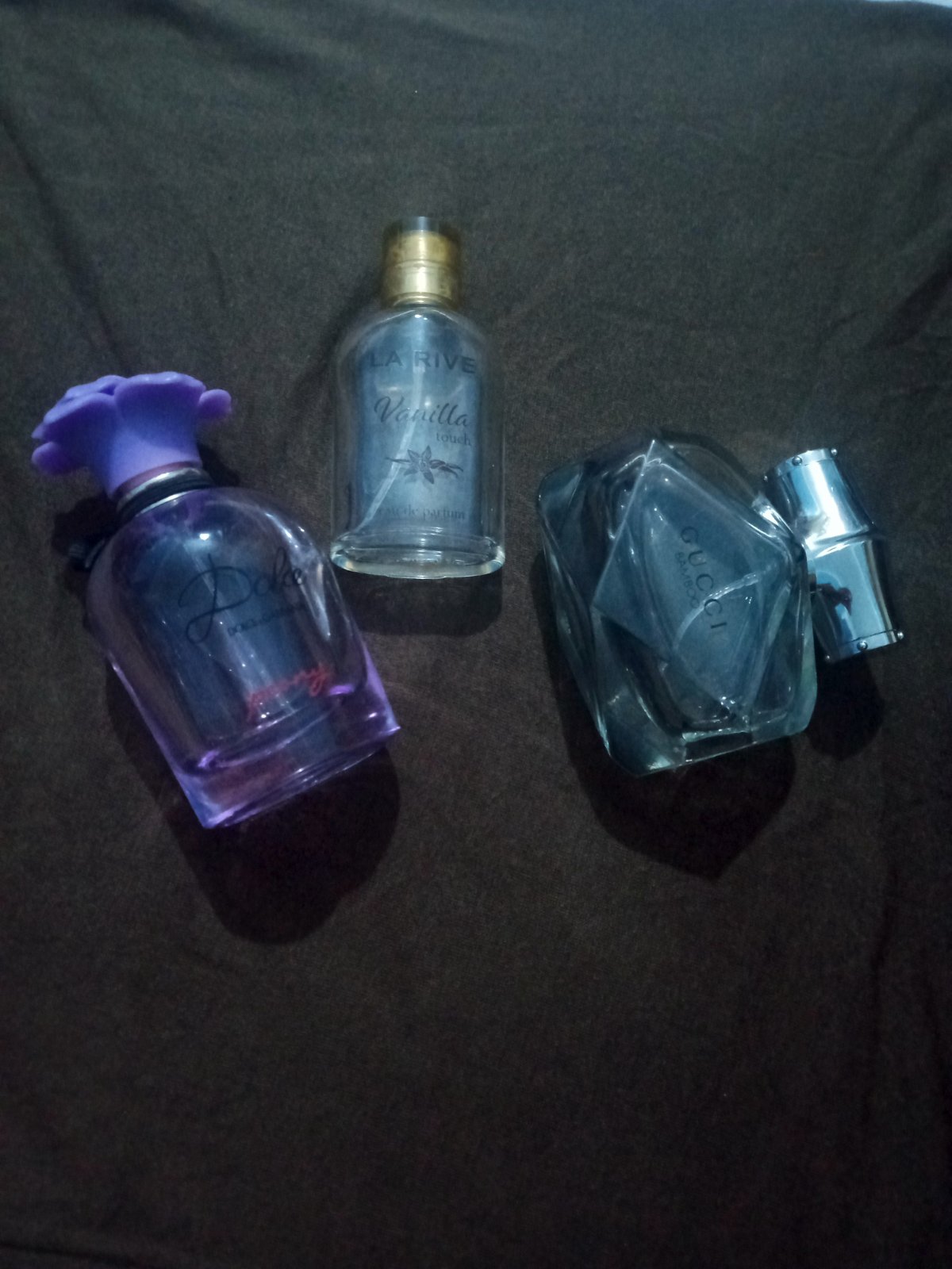 3 parfums vides