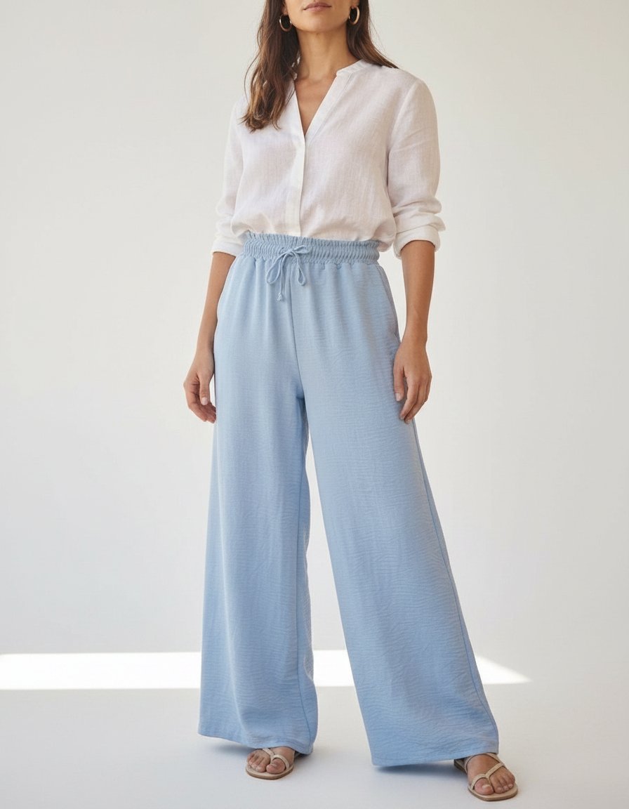 Pantalon large 
