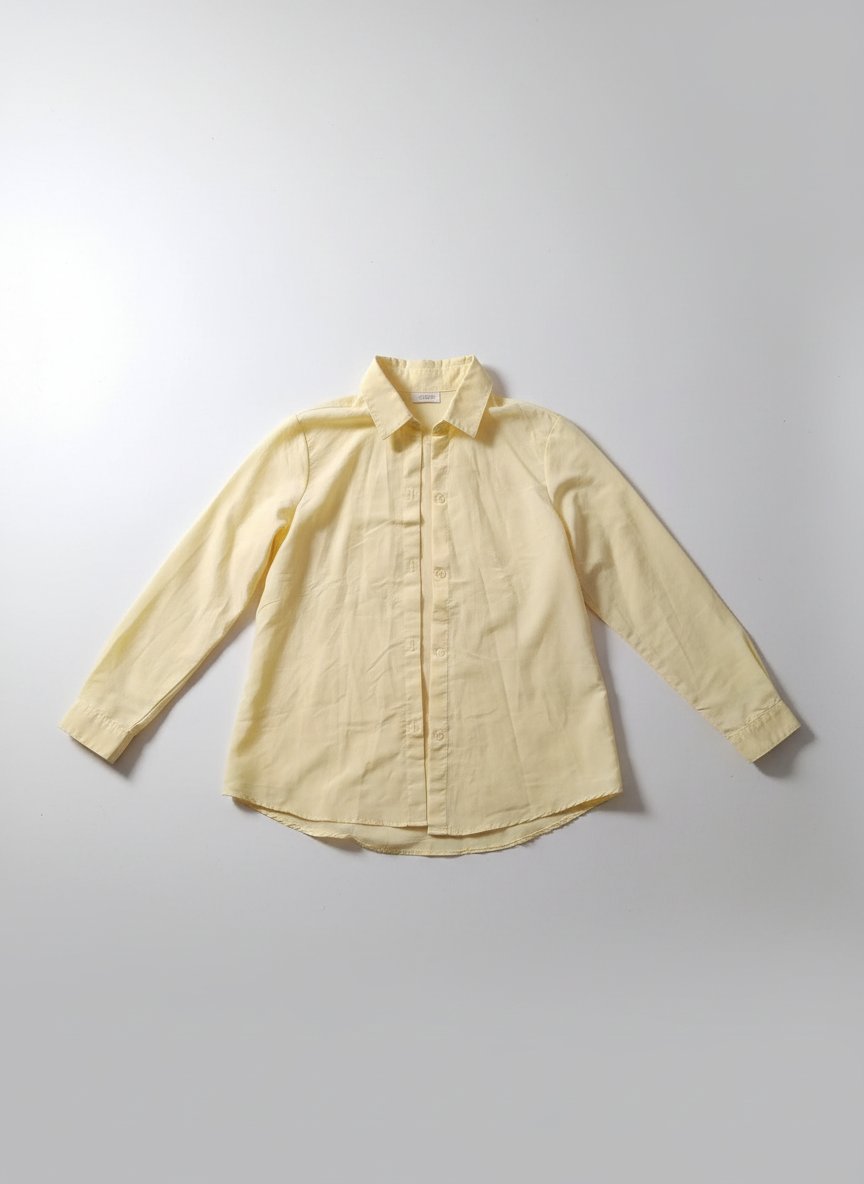 Chemise jaune citron 