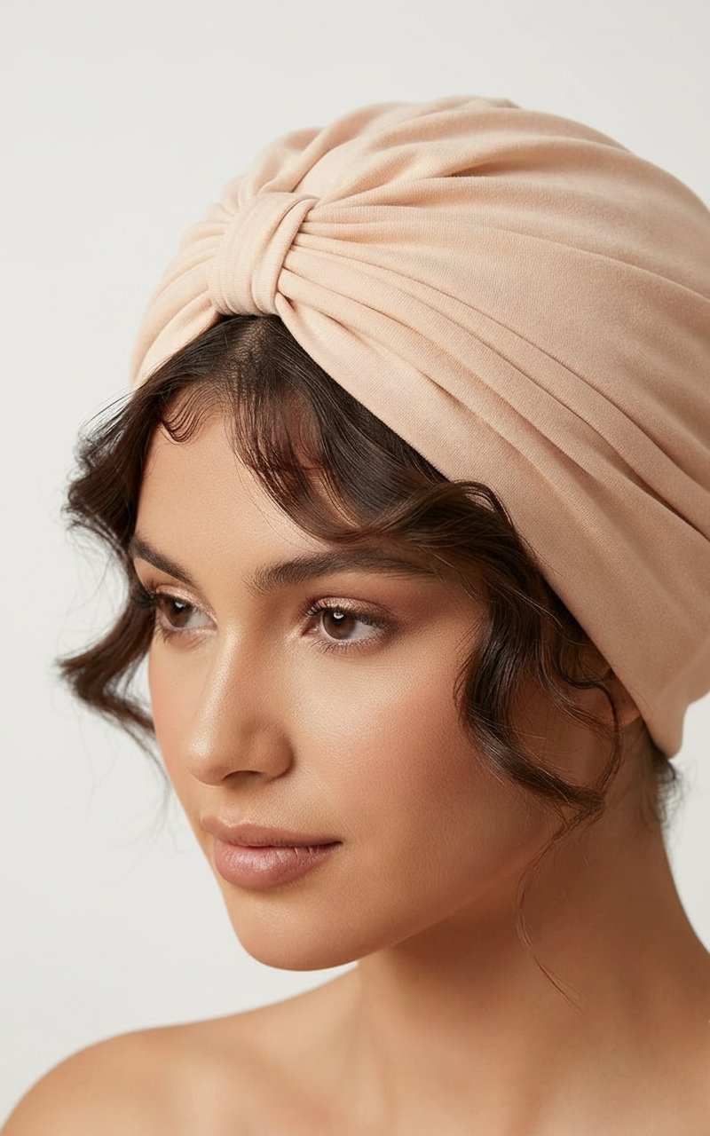 Turban blanc cassé 