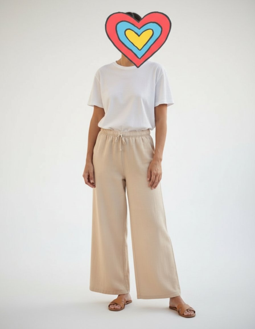 Pantalon large 