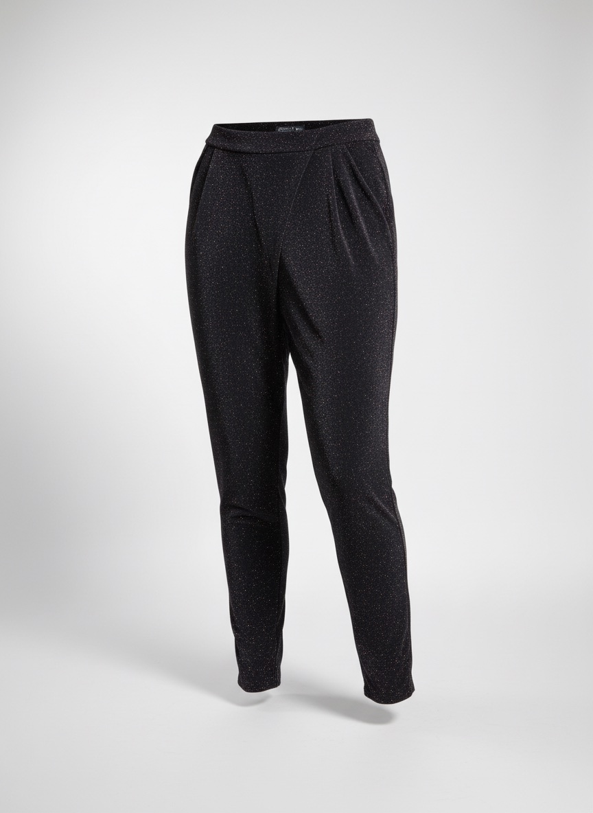 Pantalon Noir Scintillant / Pailleté - Bershka (Collection Dressy