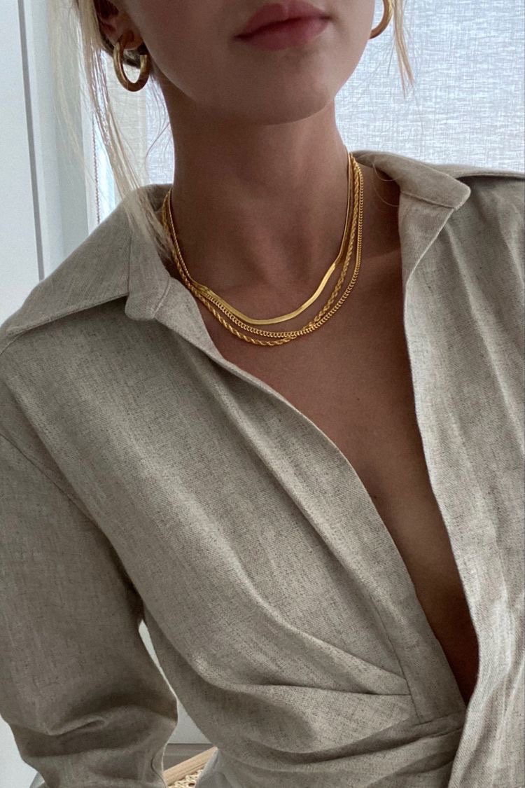 3 Colliers stainless steel 