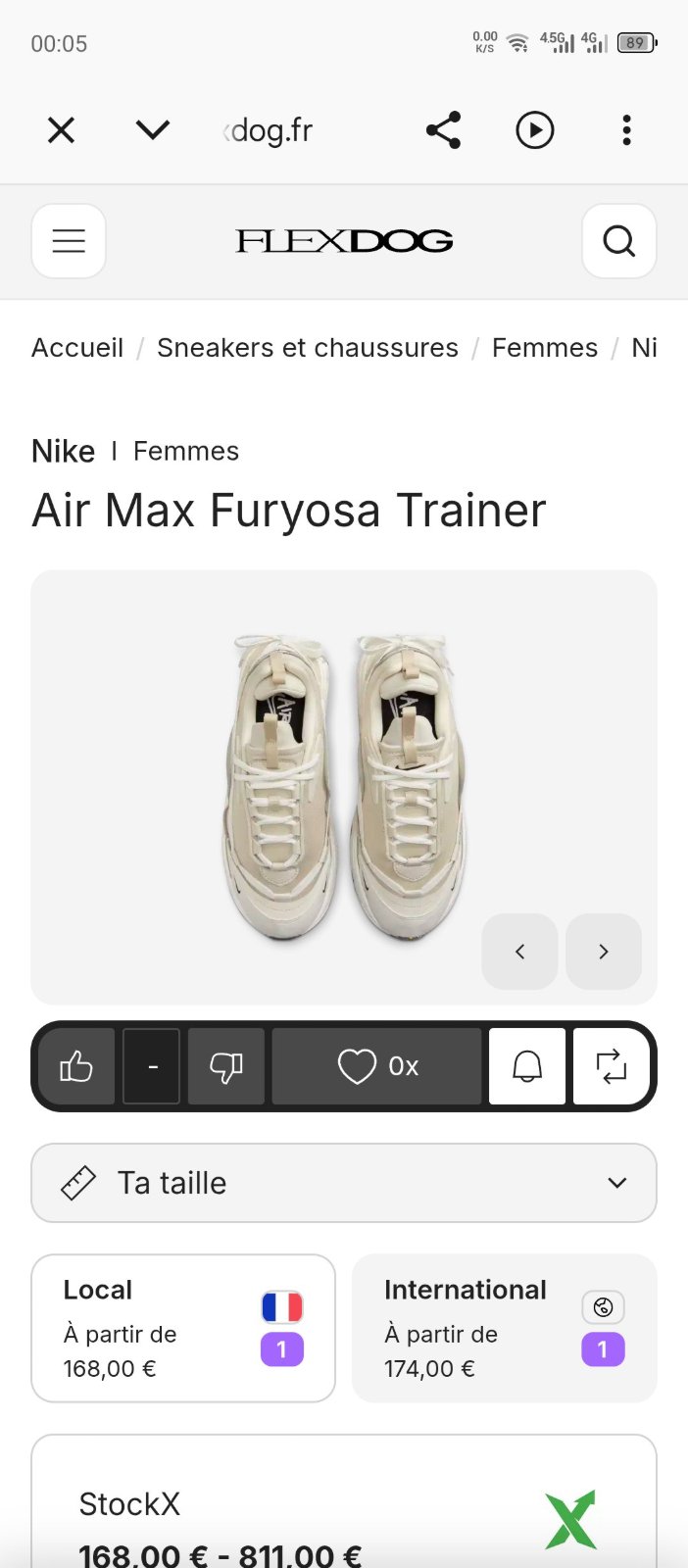 Air max furyosa 