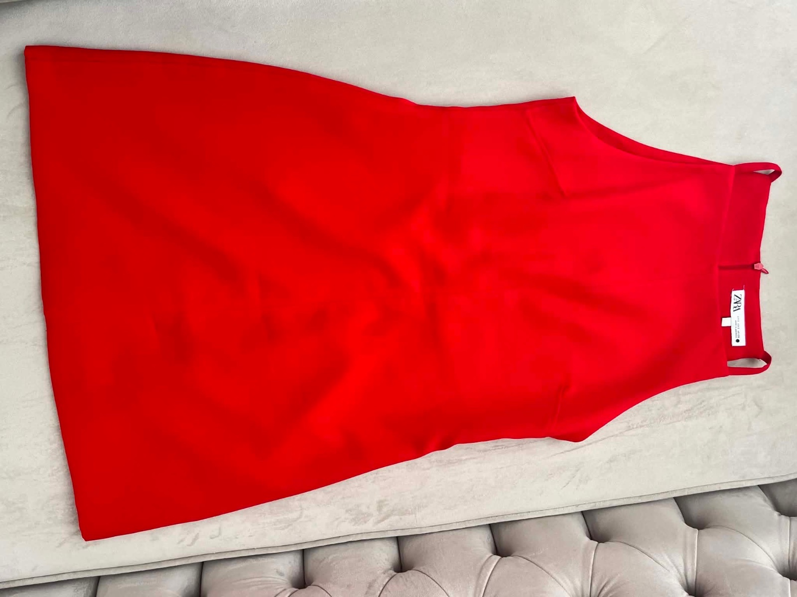 Robe rouge zara 