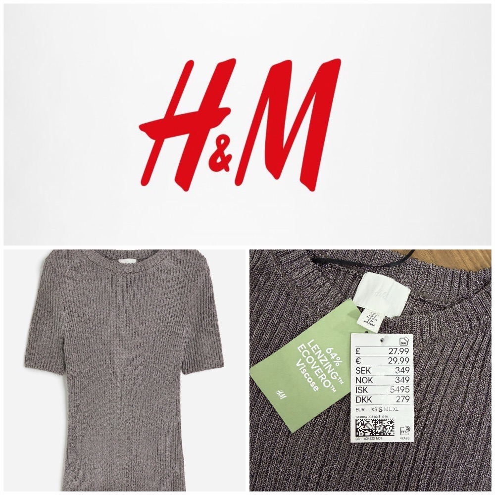Pull métallisé H&M