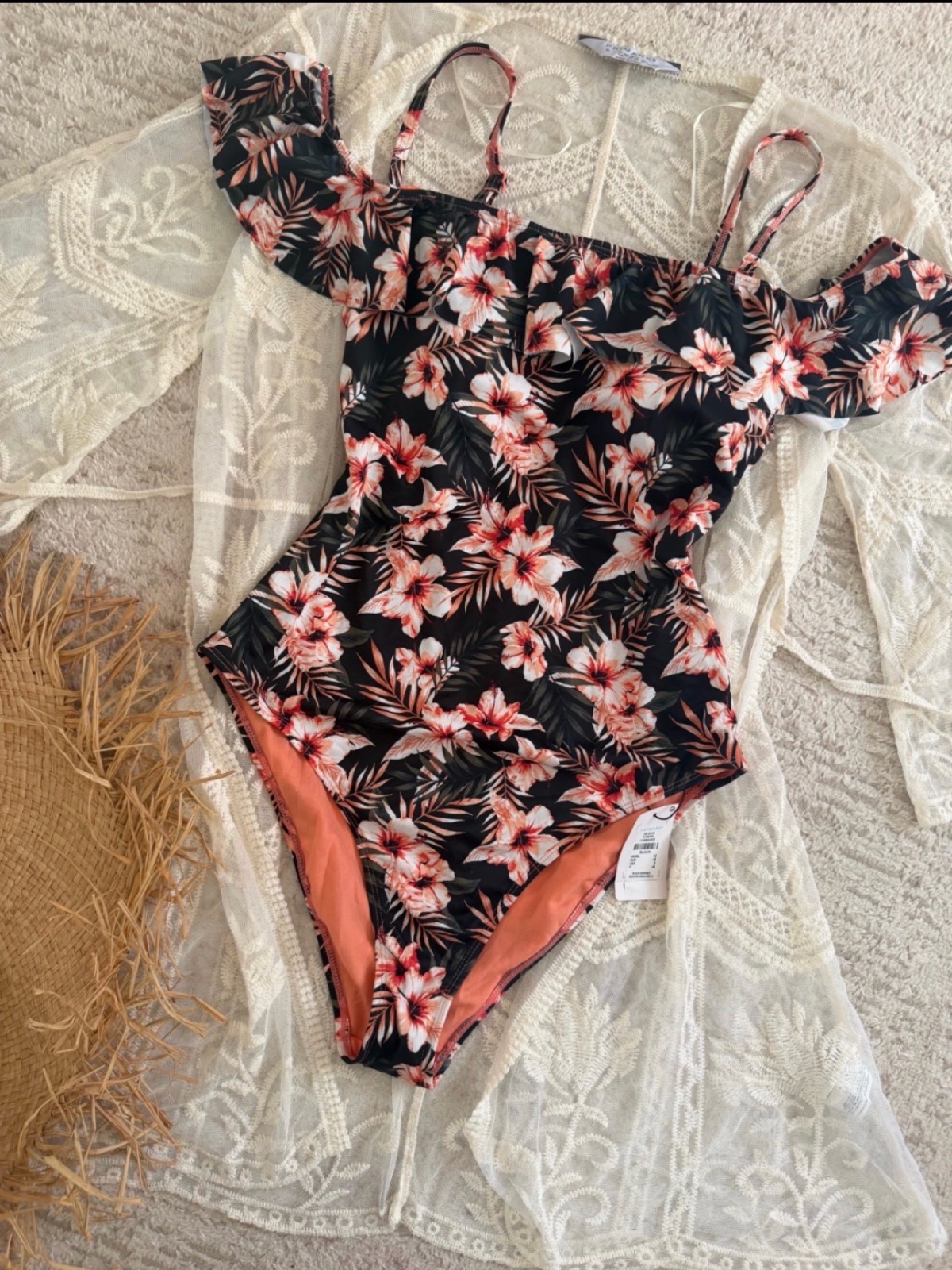 Maillot avec cache maillot