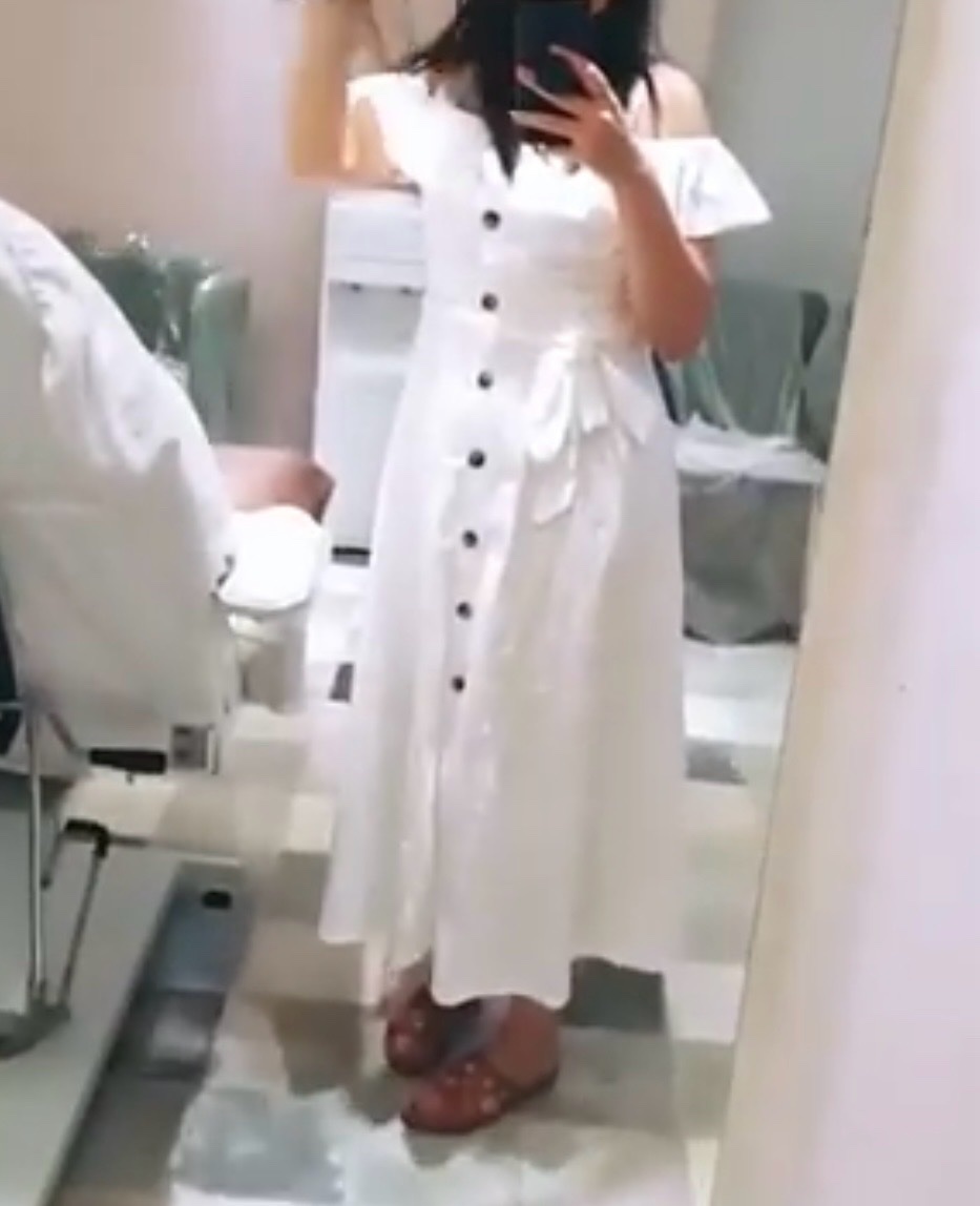Robe Blanc crème