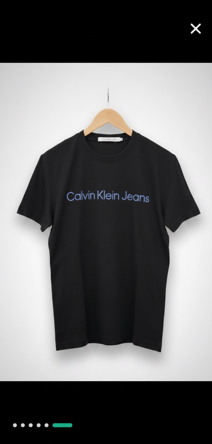 T shirt noir  calvin importé