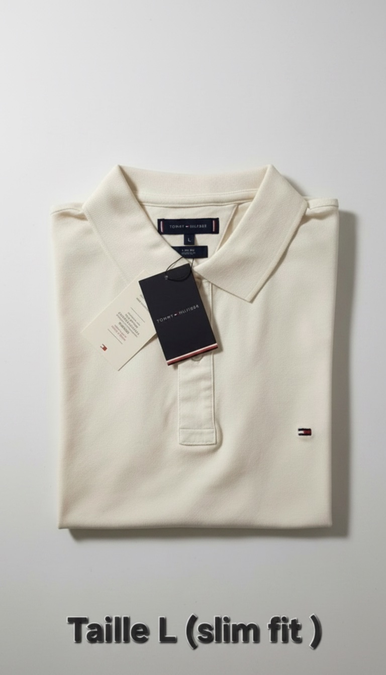 🦾🌹polo tommy blanc importé