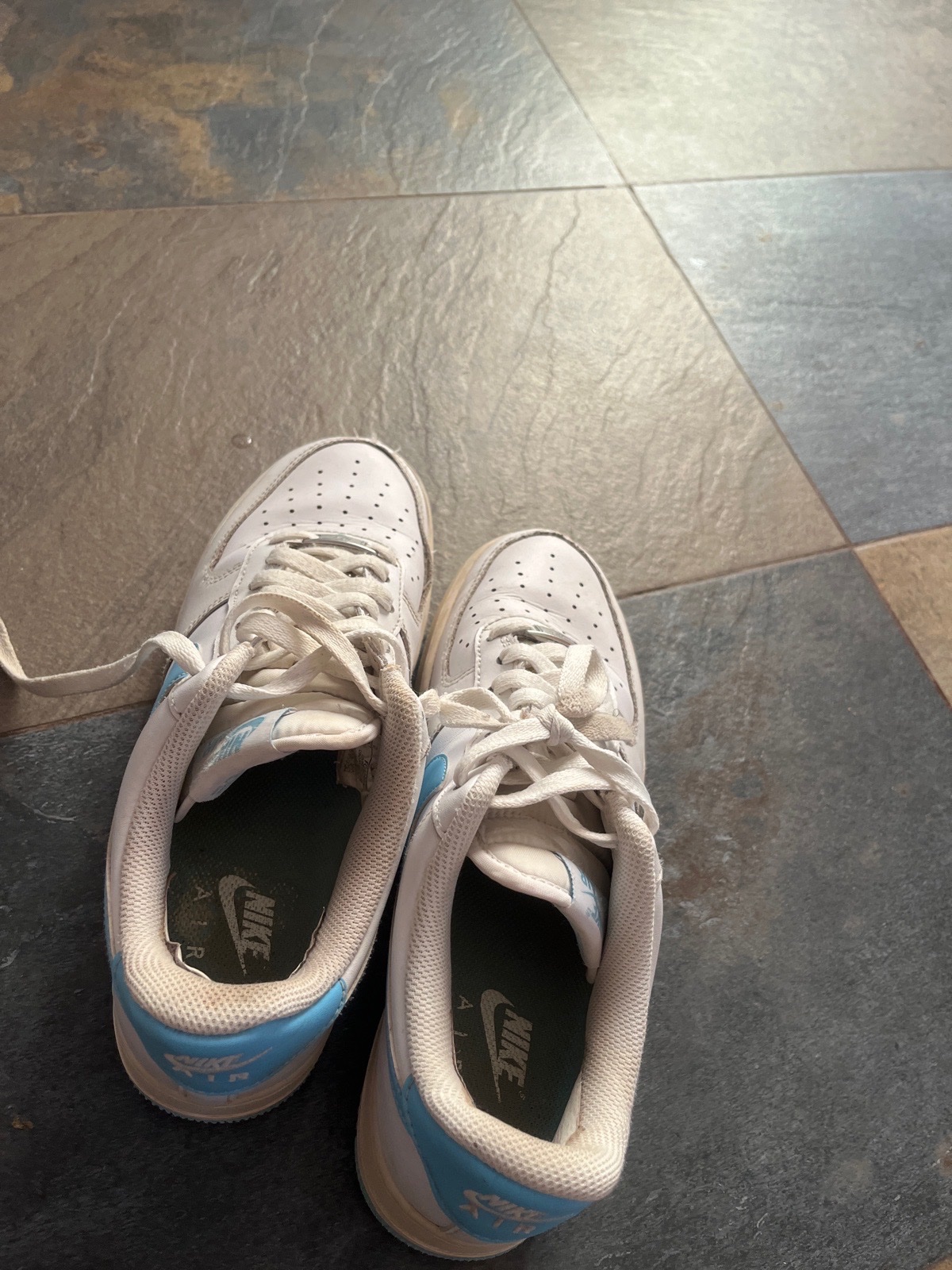 Airforce one low blanc et bleu ciel authentique 