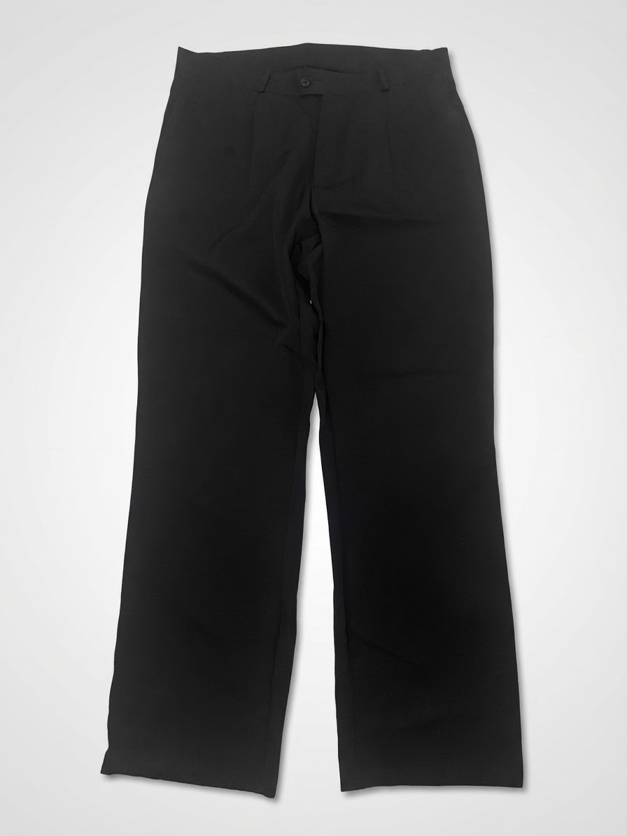 Wide leg black trousers