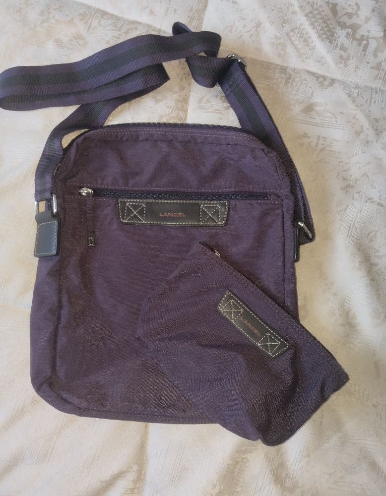 Sac bandoulière et pochette Lancel authentique 