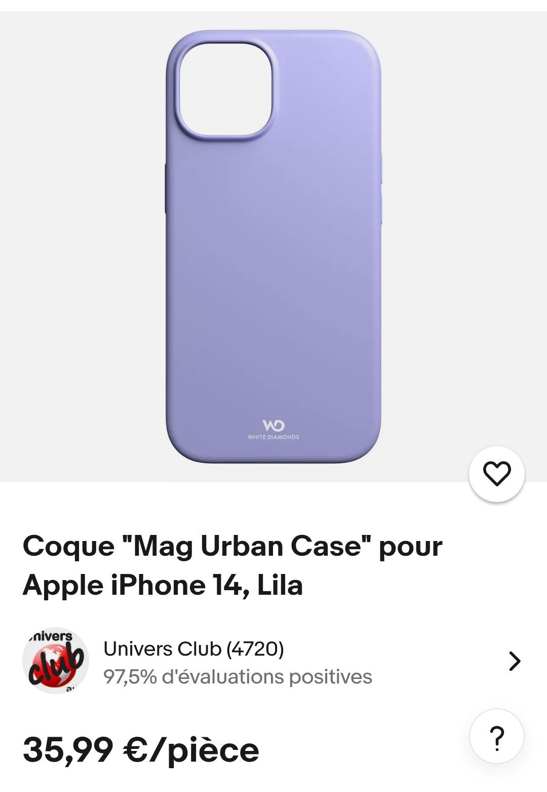 Coque protection Iphone 14 plus importé 