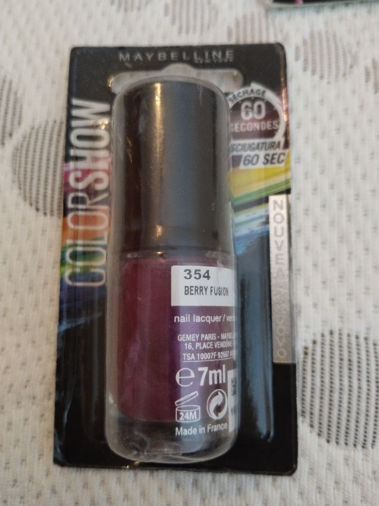 vernis Maybelline colorshow authentique 