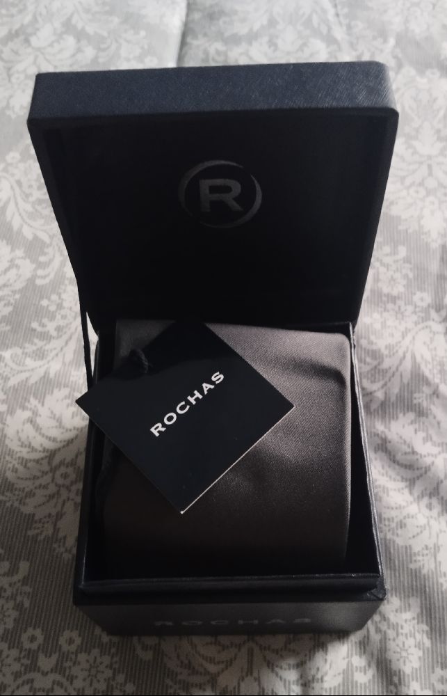 Cravate soie Rochas authentique