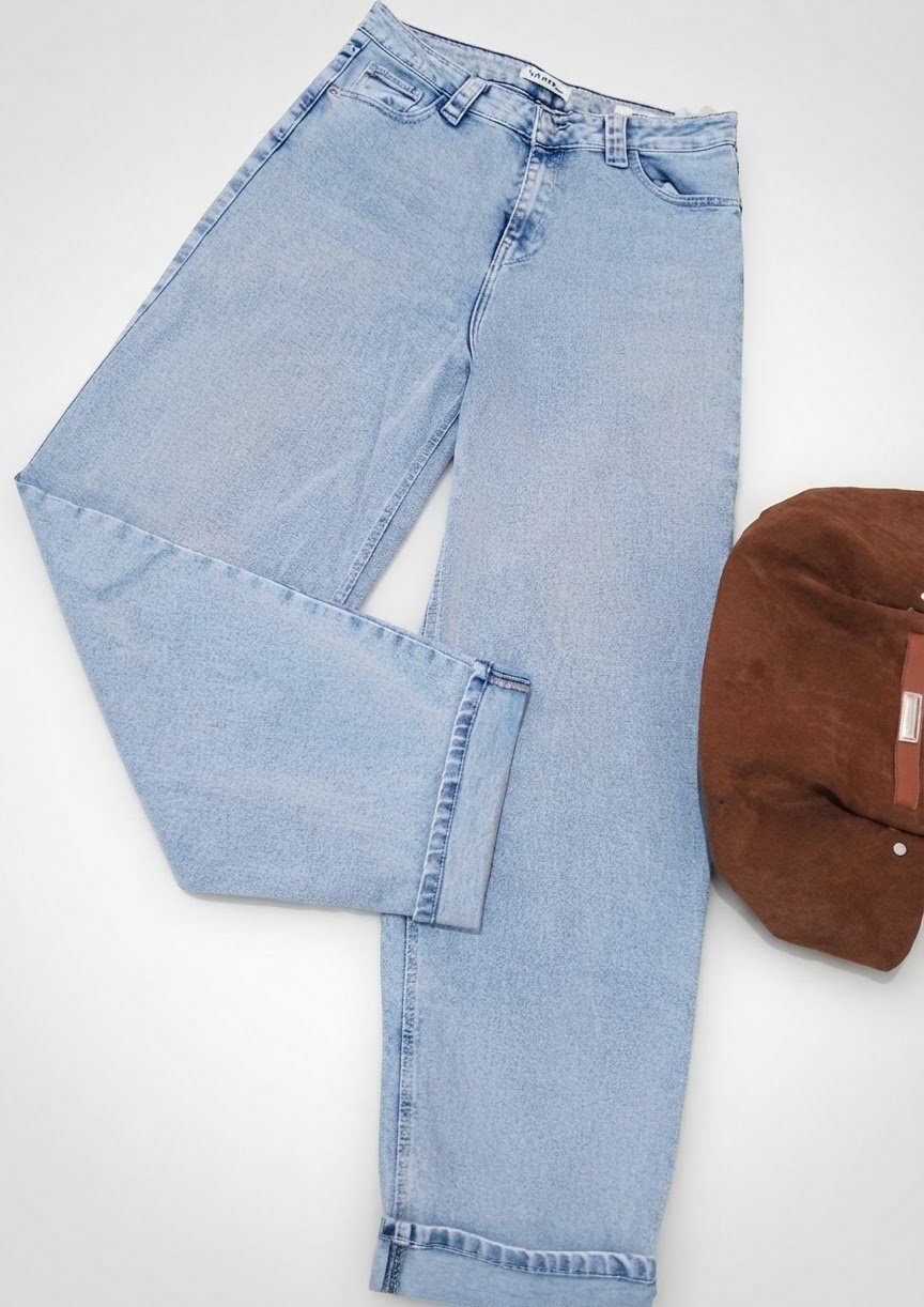 Pantalon large jean