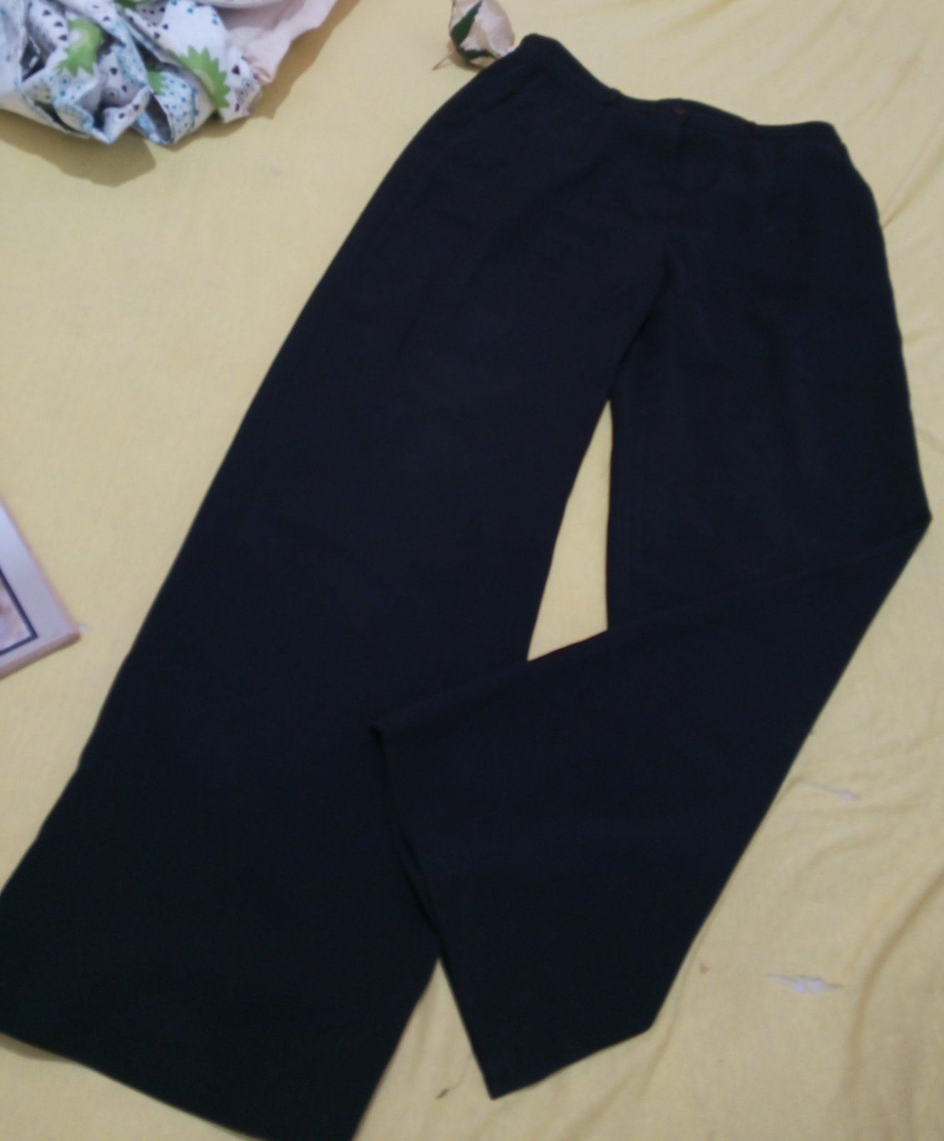 Pantalon large noir