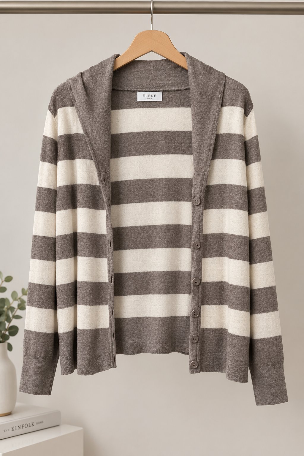 Cardigan Femme Rayé
