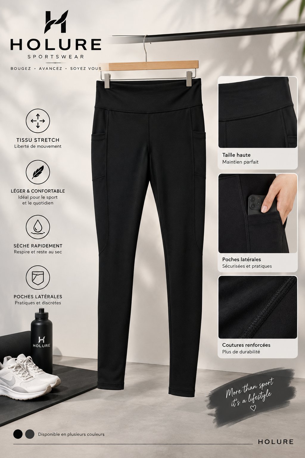 Legging Femme Noir