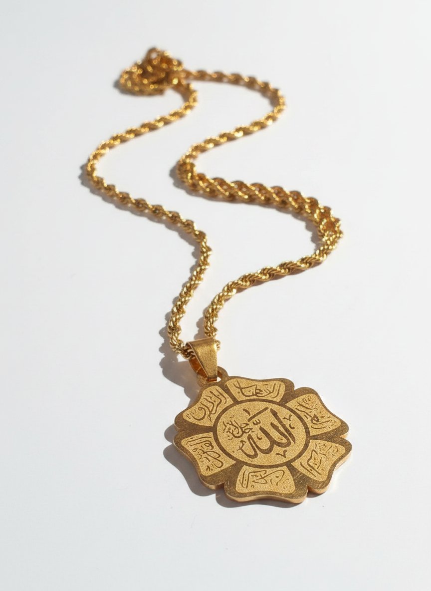 Un collier doré 