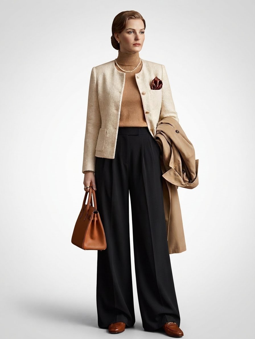 Pantalon noir wide leg taille 36