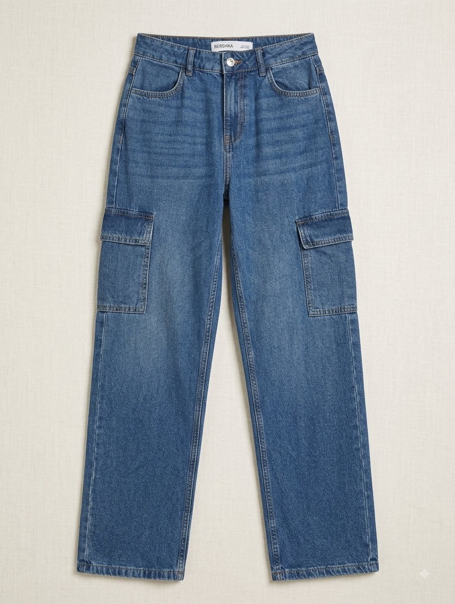 Jean cargo Bershka taille 34 