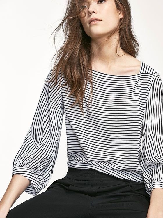 Blouse rayée Massimo Dutti