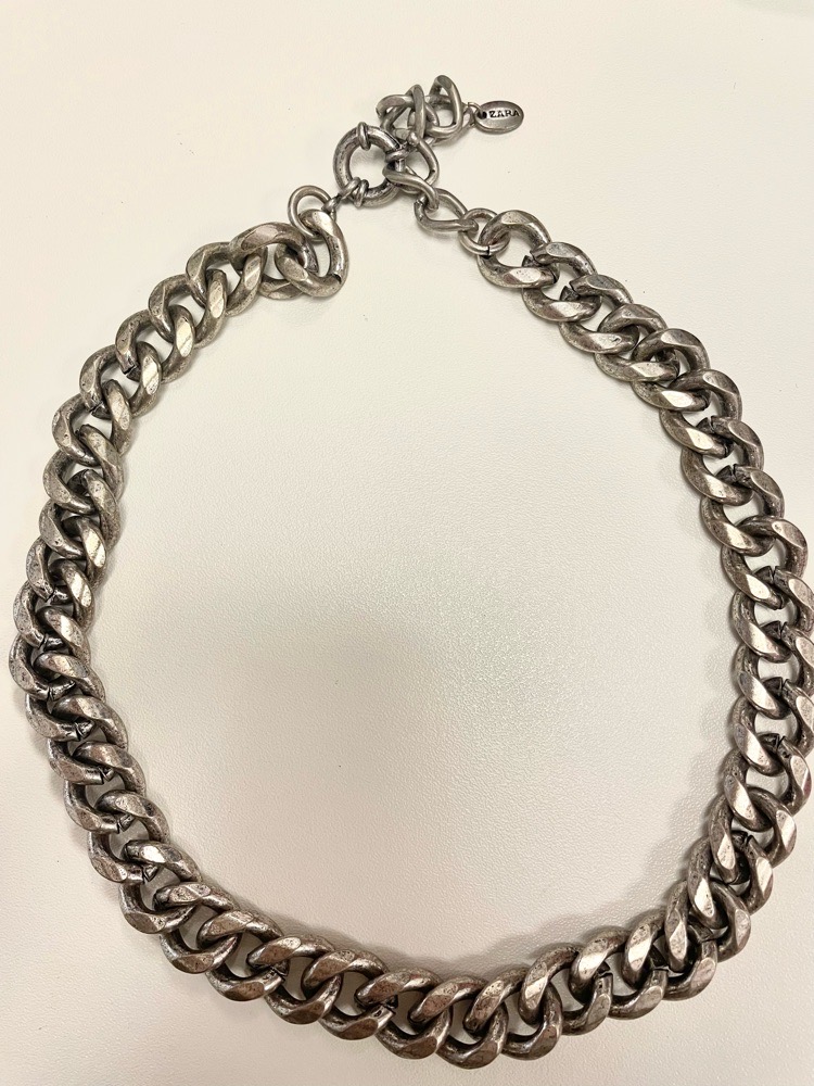 Collier chaîne argenté – ZARA