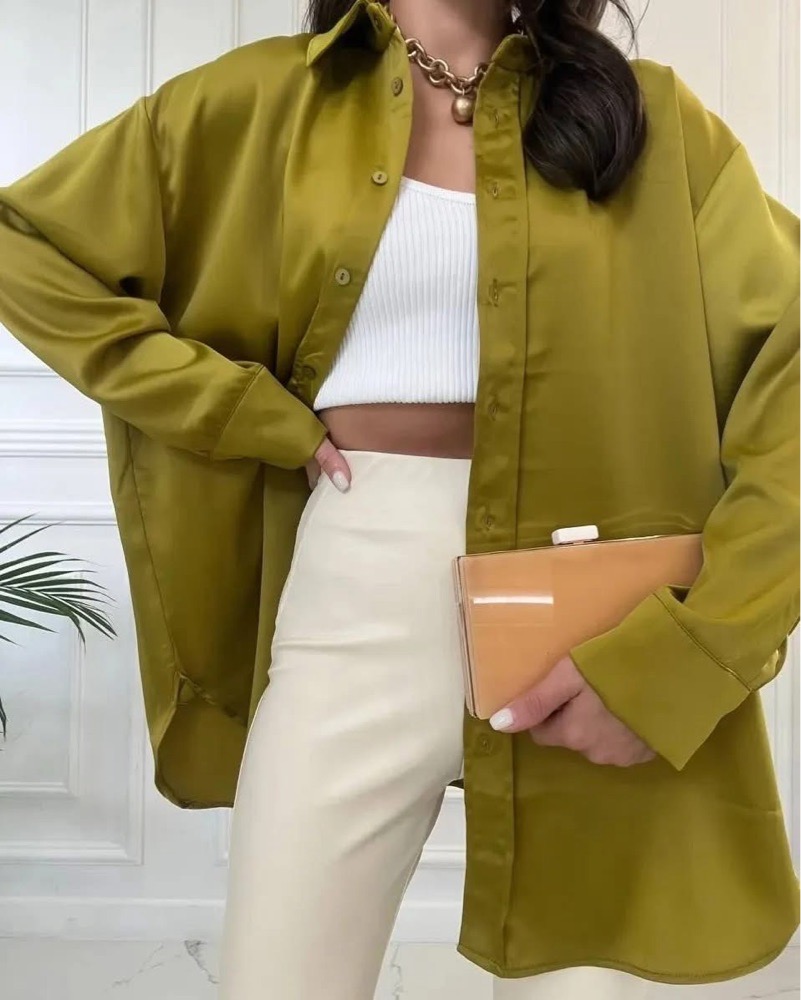 Chemise en satin 