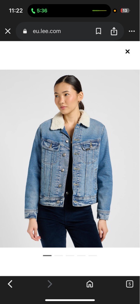 Veste en djean