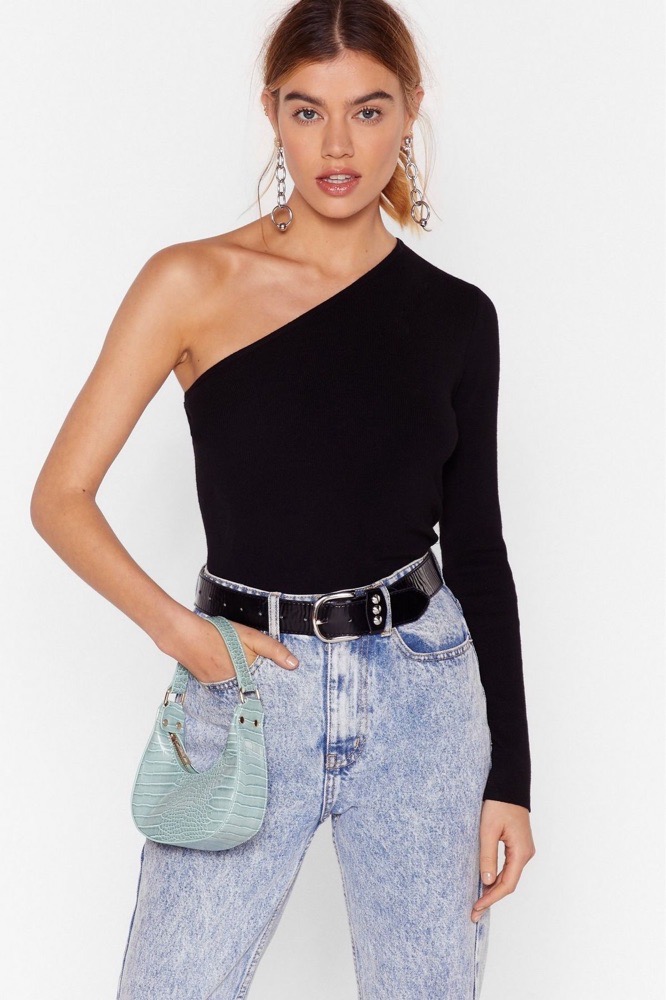 One shoulder top 