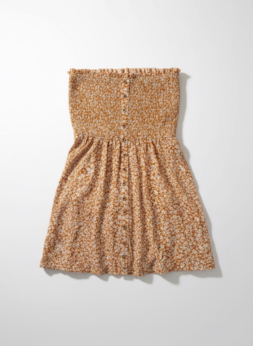 Petite robe fleurie 🍊🧡🌼